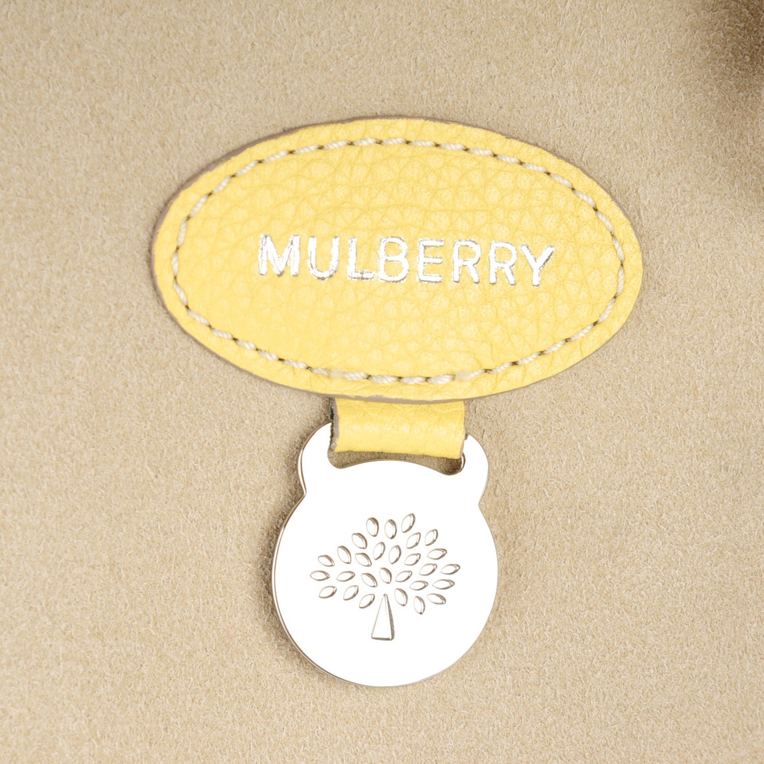 Mulberry Small Classic Grain Bayswater Camomile 7 of 8