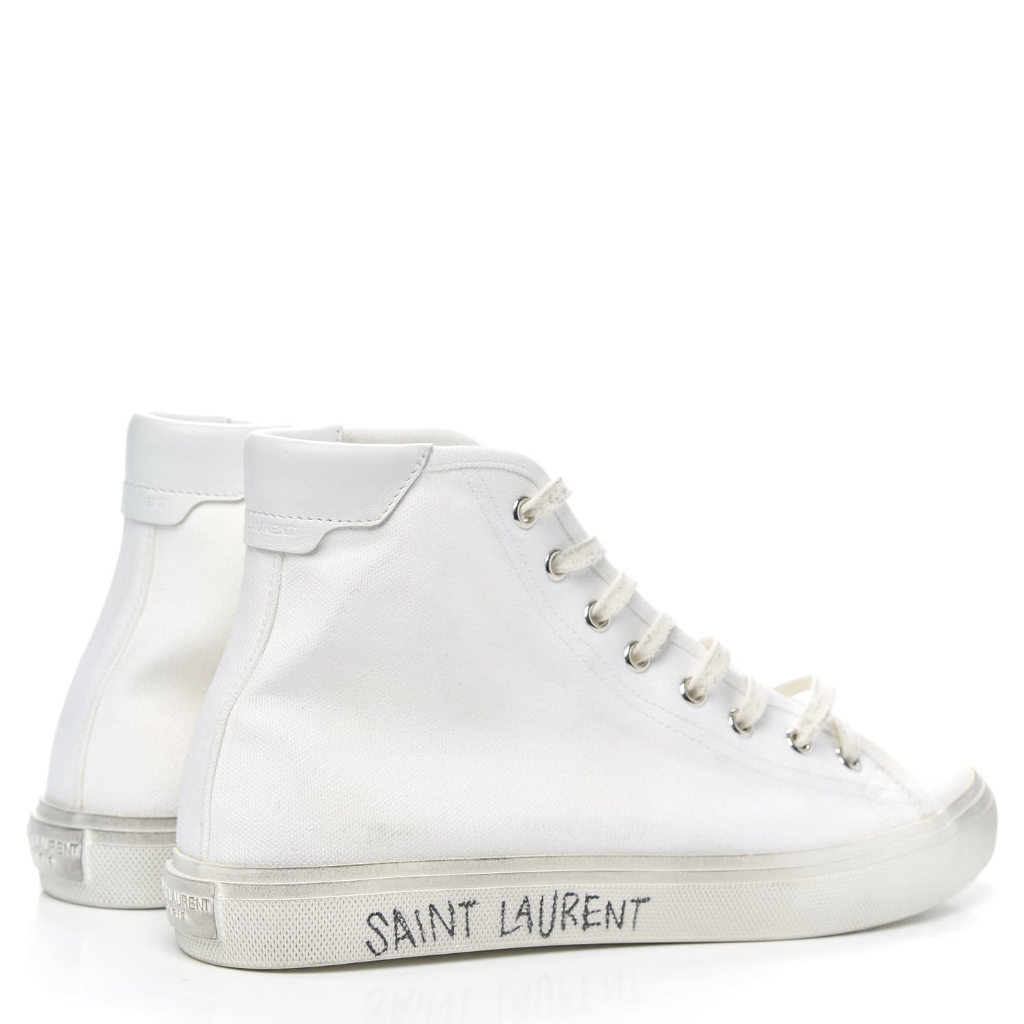 Canvas Womens Malibu High Top Sneakers Optic 39.5 White