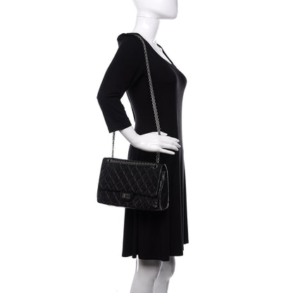 Chanel Aged Calfskin Quilted 2.55 Reissue 226 Flap Black 2 of 10