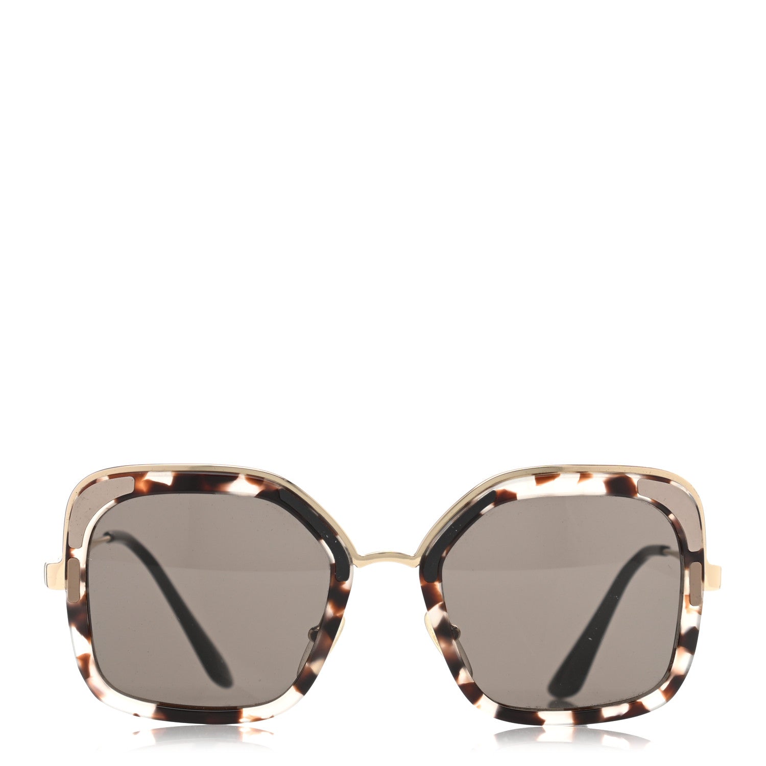 Prada Cinema Sunglasses SPR 57U Tortoise Gold 2 of 8