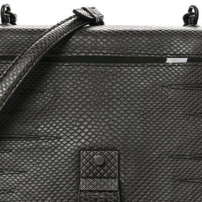 Bottega Veneta Karung Ayers Small Runway Shoulder Bag Dark Green 8 of 10