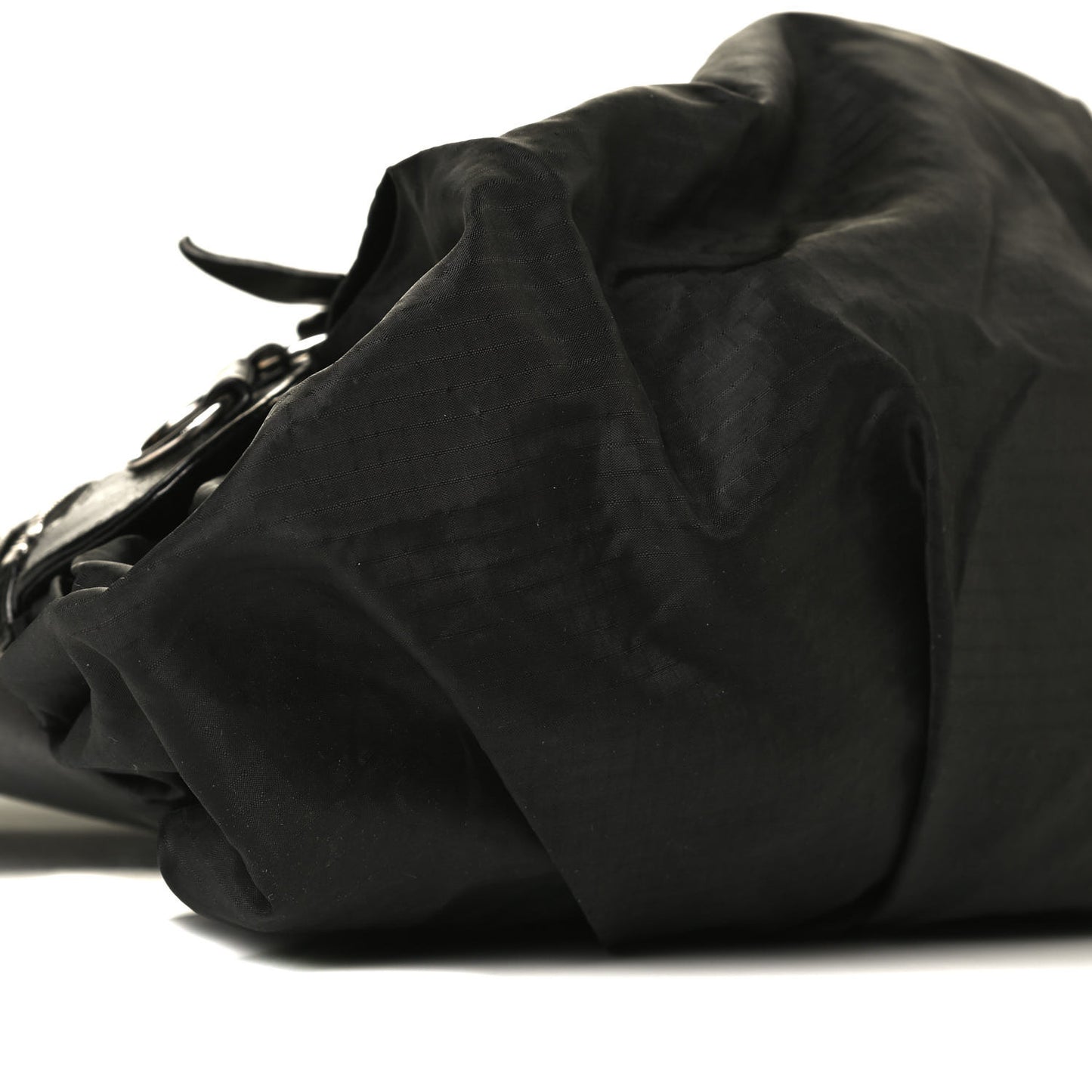 Satin Ballet Evening Bag Black