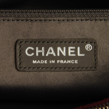 Chanel Caviar Grand Shopping Tote GST Dark Red 6 of 8