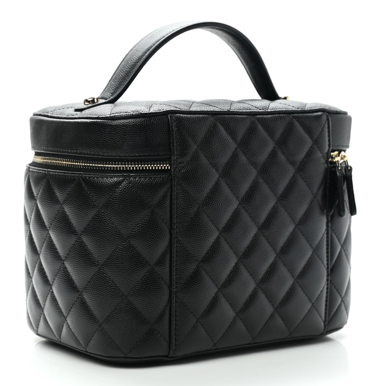 Chanel Caviar Quilted Large Vanity Pouch Black 4 of 10