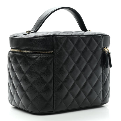 Chanel Caviar Quilted Large Vanity Pouch Black 4 of 10
