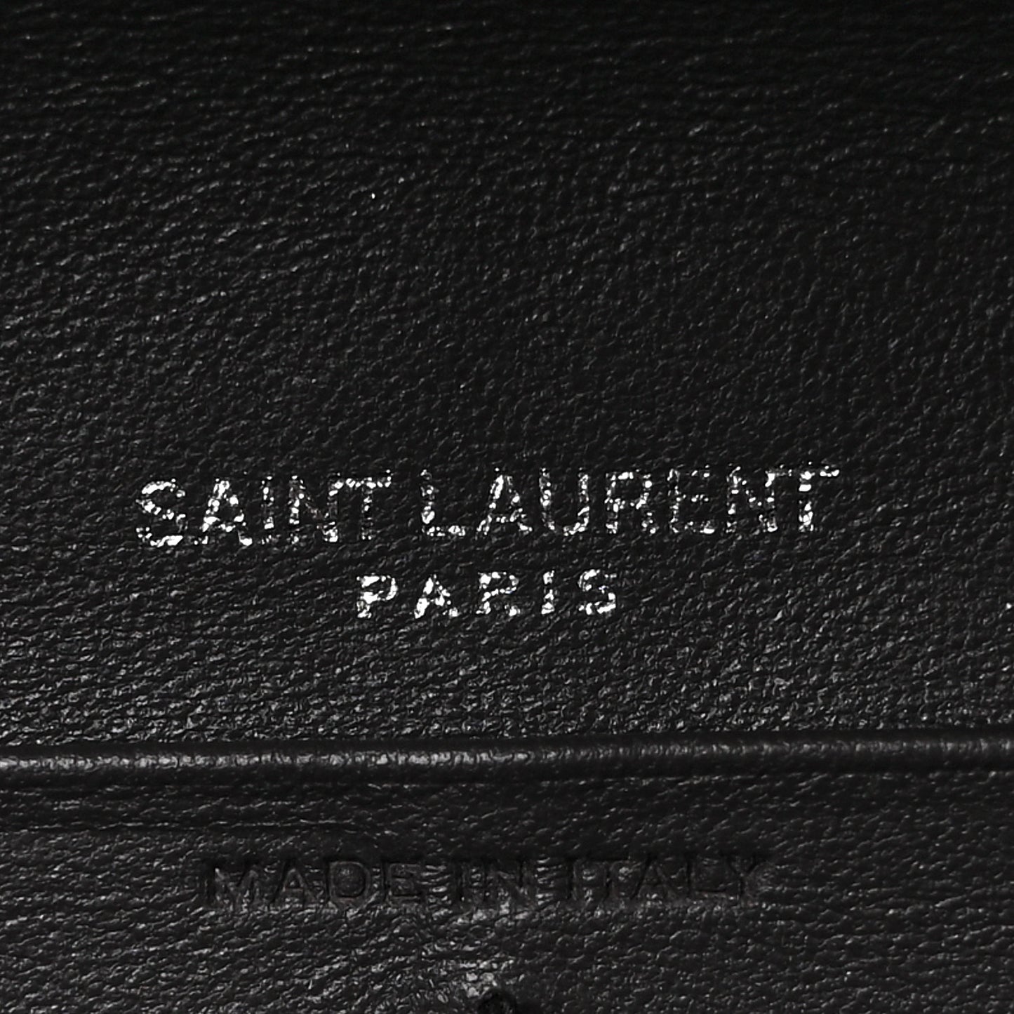 Lambskin Y Quilted Monogram Large Loulou Flap Wallet Asphalt