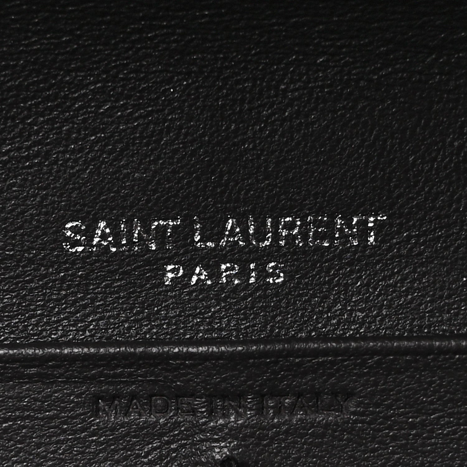 Saint Laurent Lambskin Y Quilted Monogram Large Loulou Flap Wallet Asphalt 6 of 8