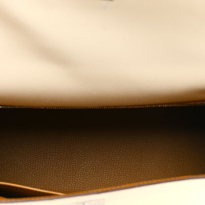 Hermes Epsom Verso Kelly Sellier 28 Nata Ocre 5 of 12