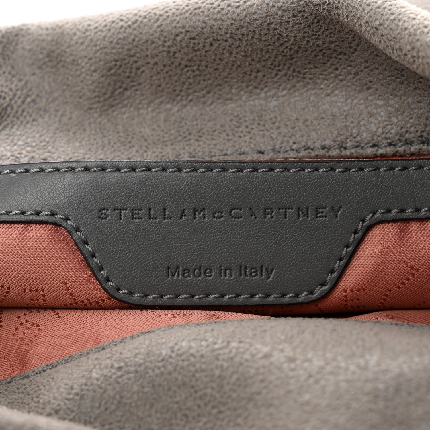 Stella McCartney Shaggy Deer Mini Falabella Fold Over Tote Light Grey 6 of 12