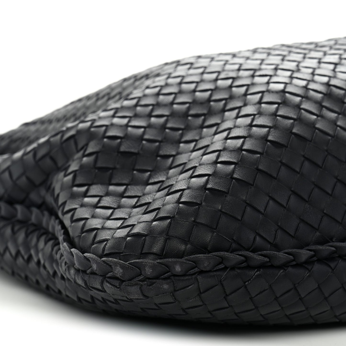 Nappa Intrecciato Maxi Veneta Hobo Sapphire