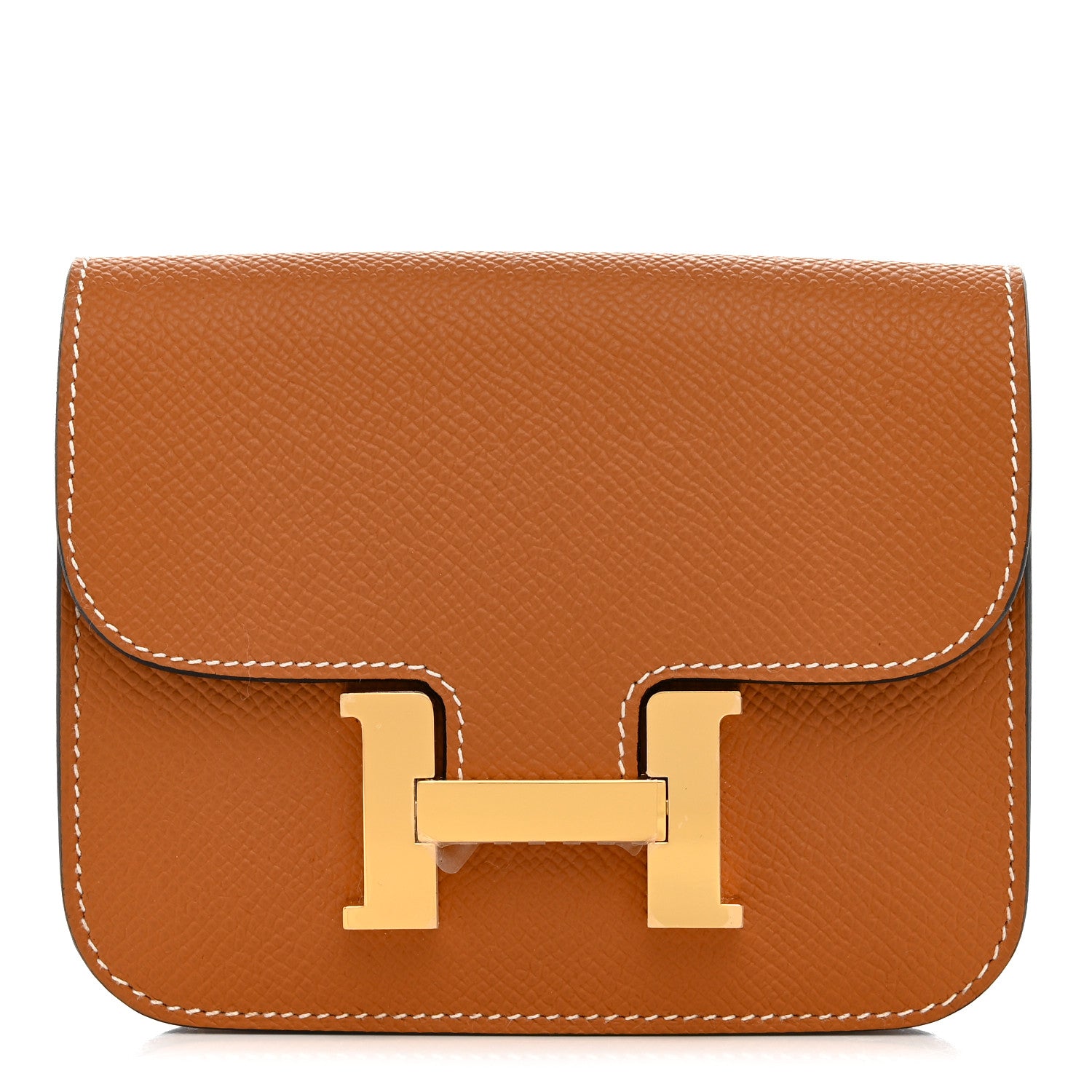 Hermes Epsom Constance Slim Wallet Toffee 1 of 9