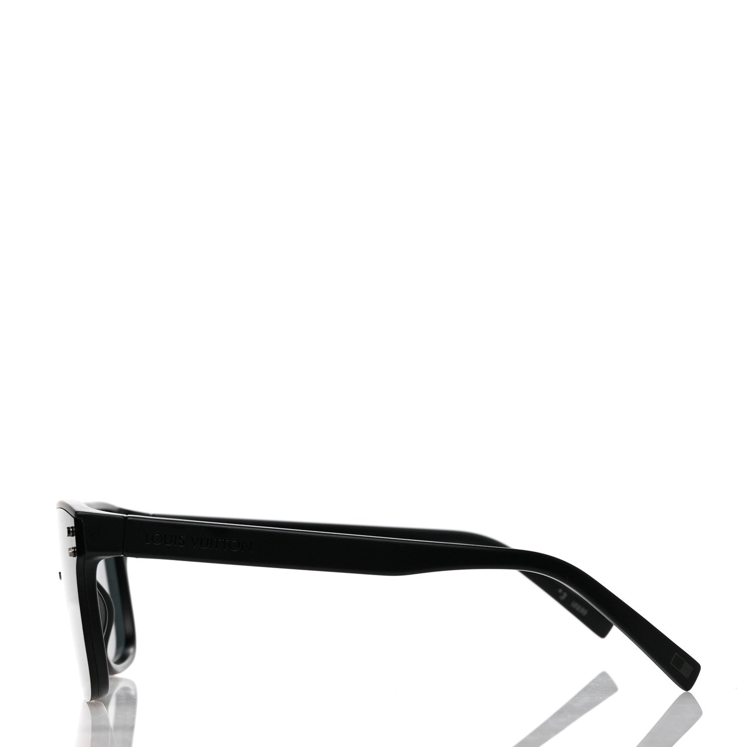 Louis Vuitton Acetate LV Waimea Square Sunglasses Z1082W Black 3 of 9