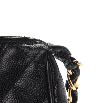Chanel Caviar Quilted Timeless CC Shoulder Bag Black 12 of 14