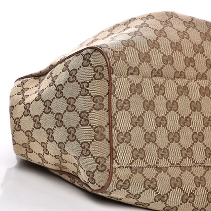 Gucci Monogram Large Sukey Tote Brown 10 of 11