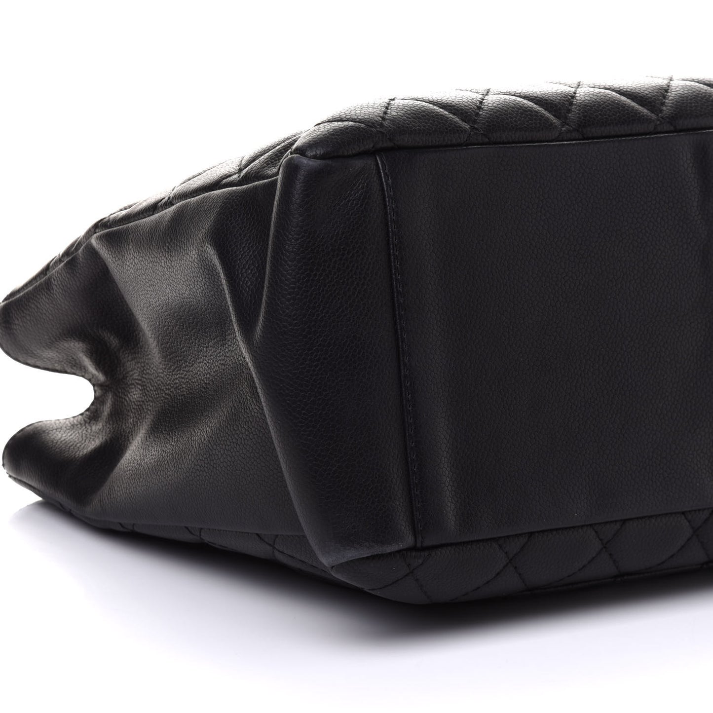 Caviar Quilted Grand Shopping Tote GST Black