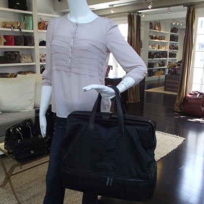 Chanel Nylon Travel Luggage Black 2 of 11