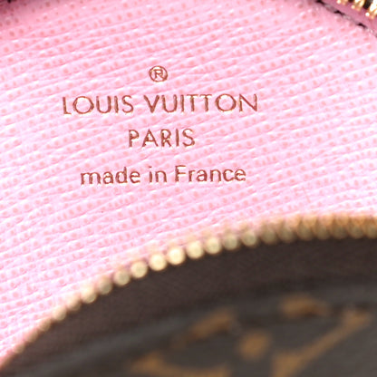 Louis Vuitton Monogram 2021 Christmas Animation Japanese Garden Round Coin Purse Wisteria Pink 6 of 10