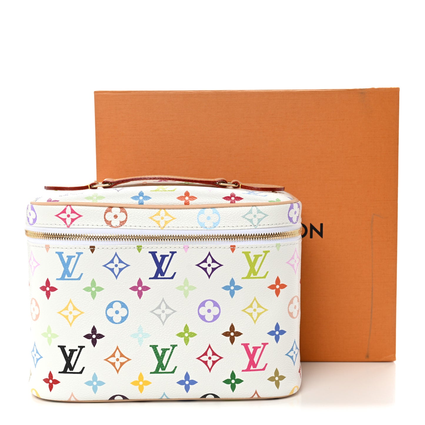 LV X TM Monogram Multicolor Nice BB White