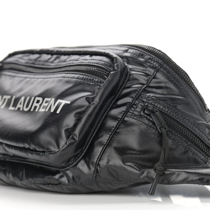 Saint Laurent Nylon Logo Nuxx Body Belt Bag Black 10 of 10