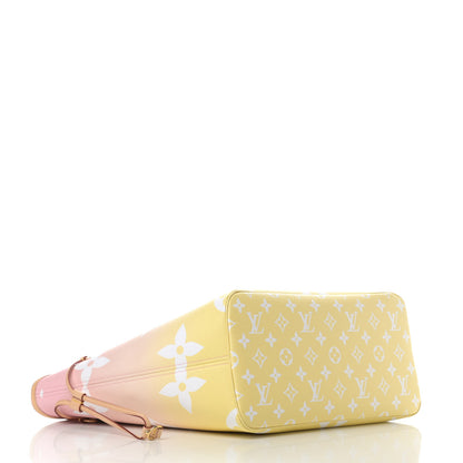 Louis Vuitton Monogram Giant By The Pool Neverfull MM Light Pink 3 of 4