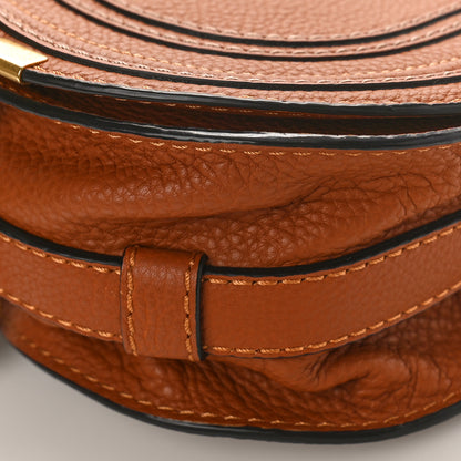 Chloe Calfskin Mini Marcie Round Crossbody Bag Tan 8 of 8