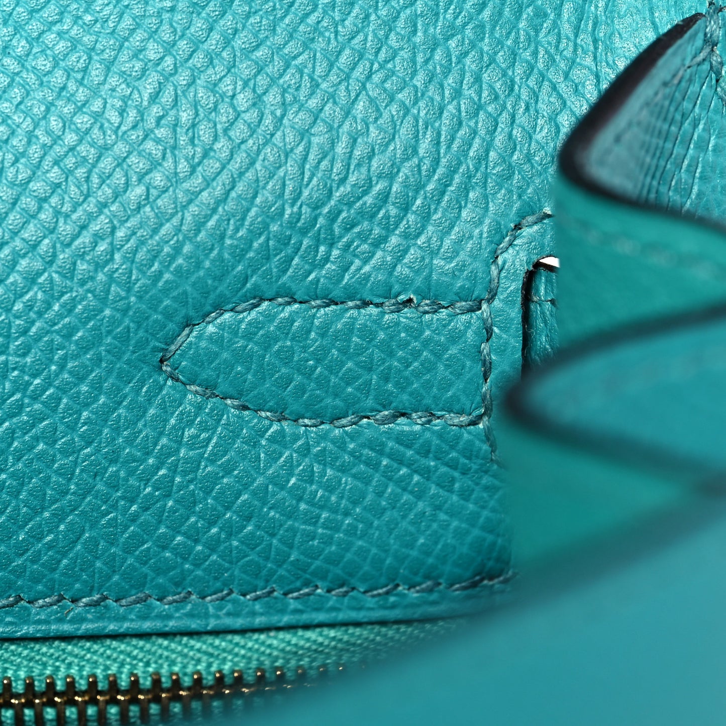 Epsom Kelly Sellier 25 Bleu Paon