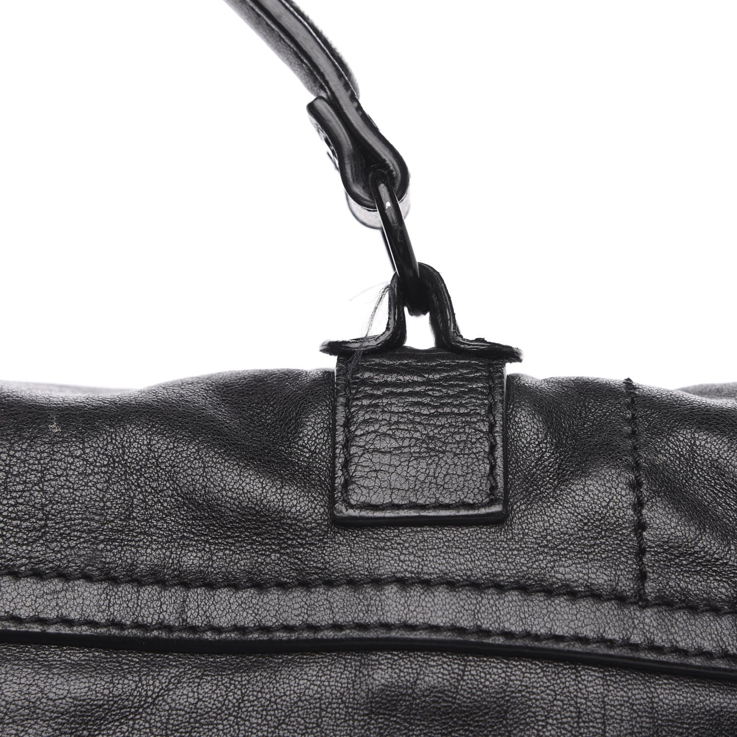 Proenza Schouler Lambskin PS1 Large Satchel Black 12 of 15