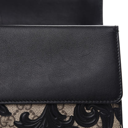 Gucci GG Supreme Monogram Arabesque Small Dionysus Shoulder Bag Black 12 of 14