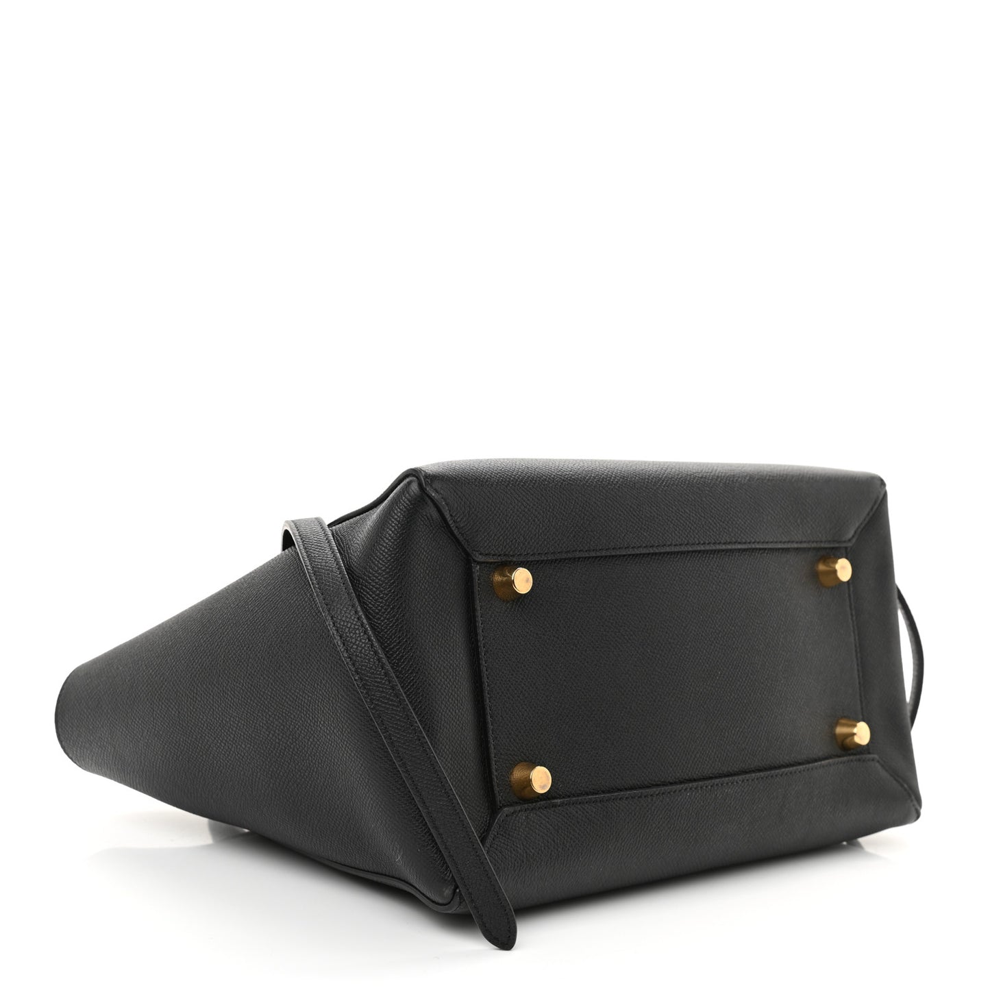 Grained Calfskin Mini Belt Bag Black