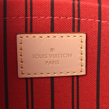 Louis Vuitton Monogram Neverfull MM GM Pochette Cherry 6 of 8