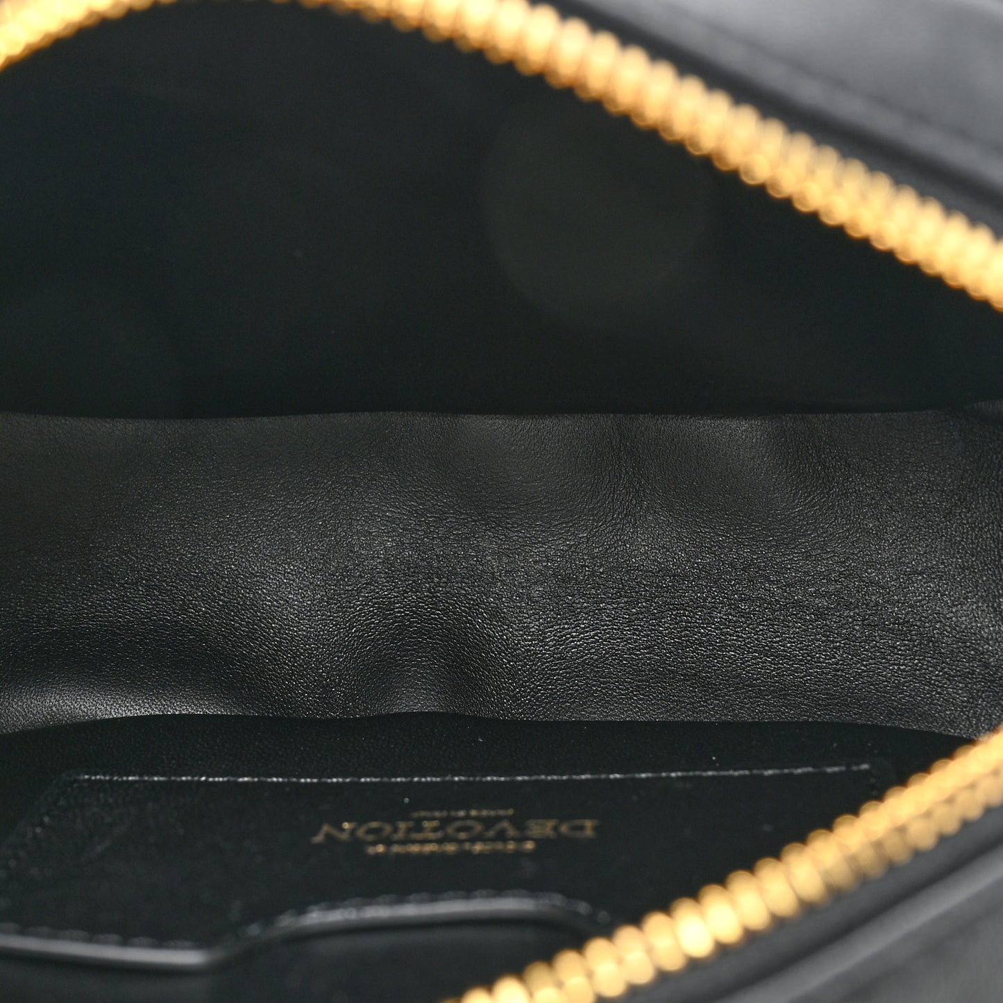 Smooth Calfskin Mini Devotion Camera Bag Black