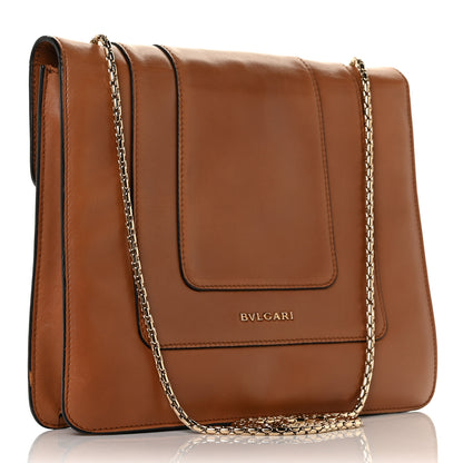 Bulgari Calfskin Serpenti Forever Crossbody Bag Brown 2 of 9