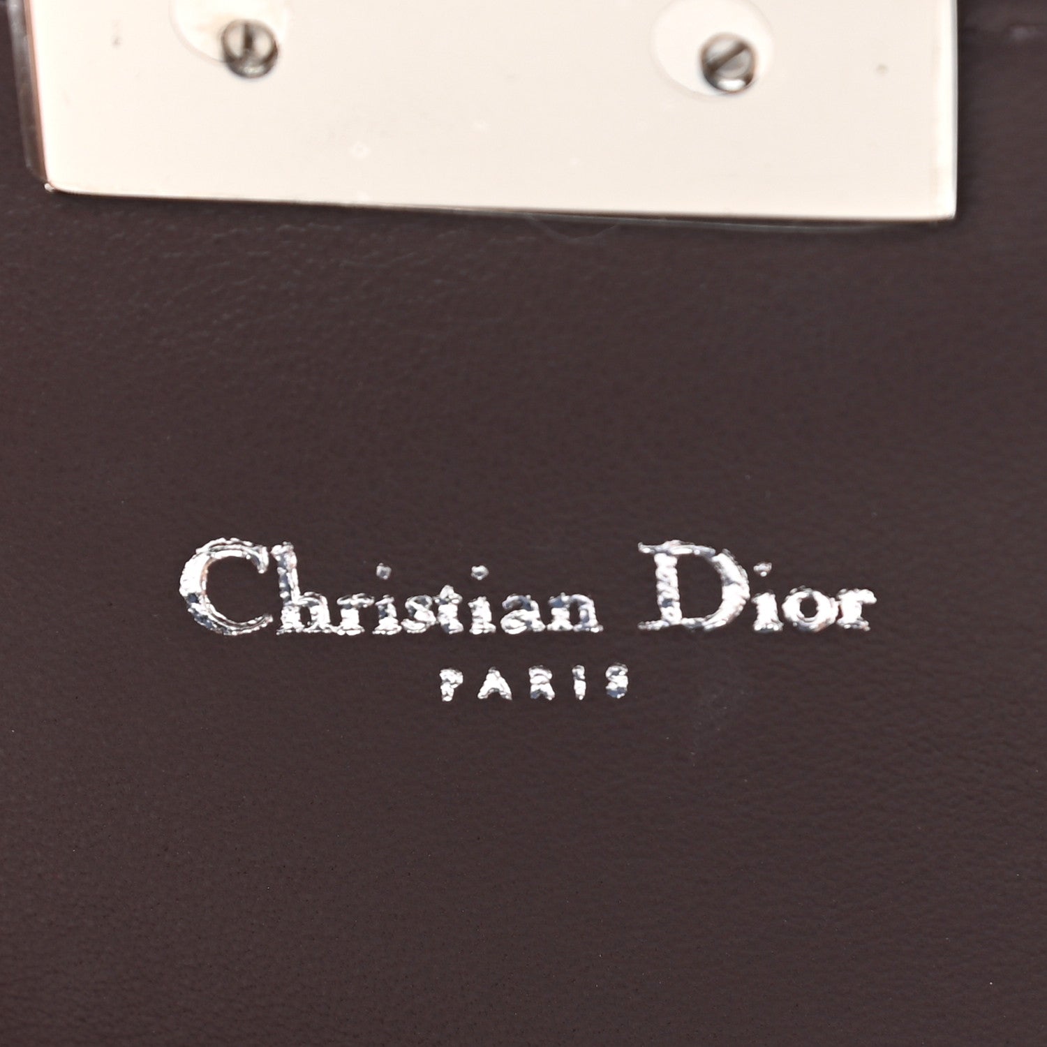 Christian Dior Metallic Box Patent Calfskin Miss Dior Promenade Pouch Red 6 of 12