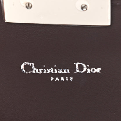 Christian Dior Metallic Box Patent Calfskin Miss Dior Promenade Pouch Red 6 of 12