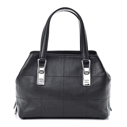 Chanel Caviar Square Stitched Medium Tote Black 1 of 12