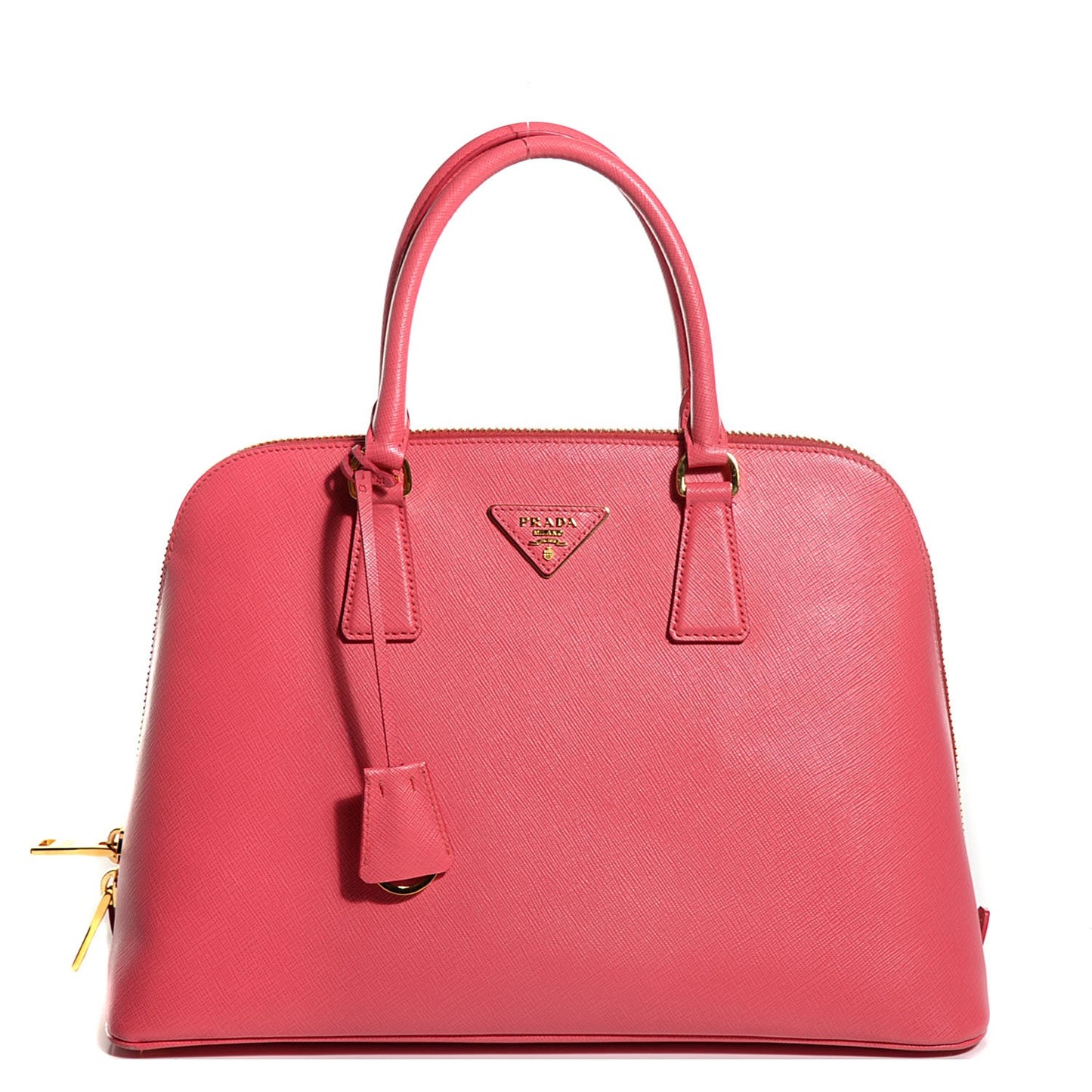 Saffiano Lux Medium Promenade Tote Peonia