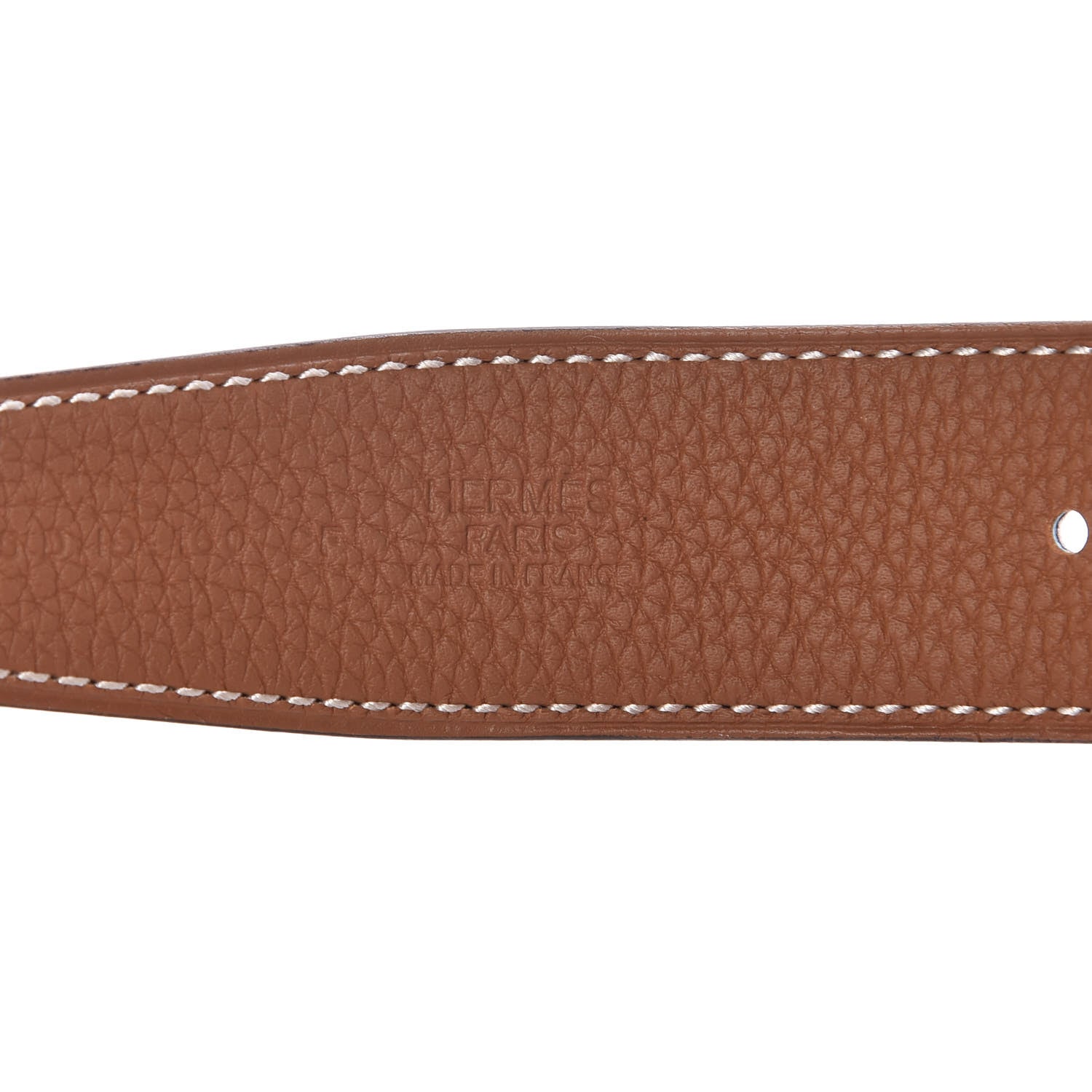 Hermes 135 Togo 32mm Pegase H Belt 105 Black Gold 4 of 9