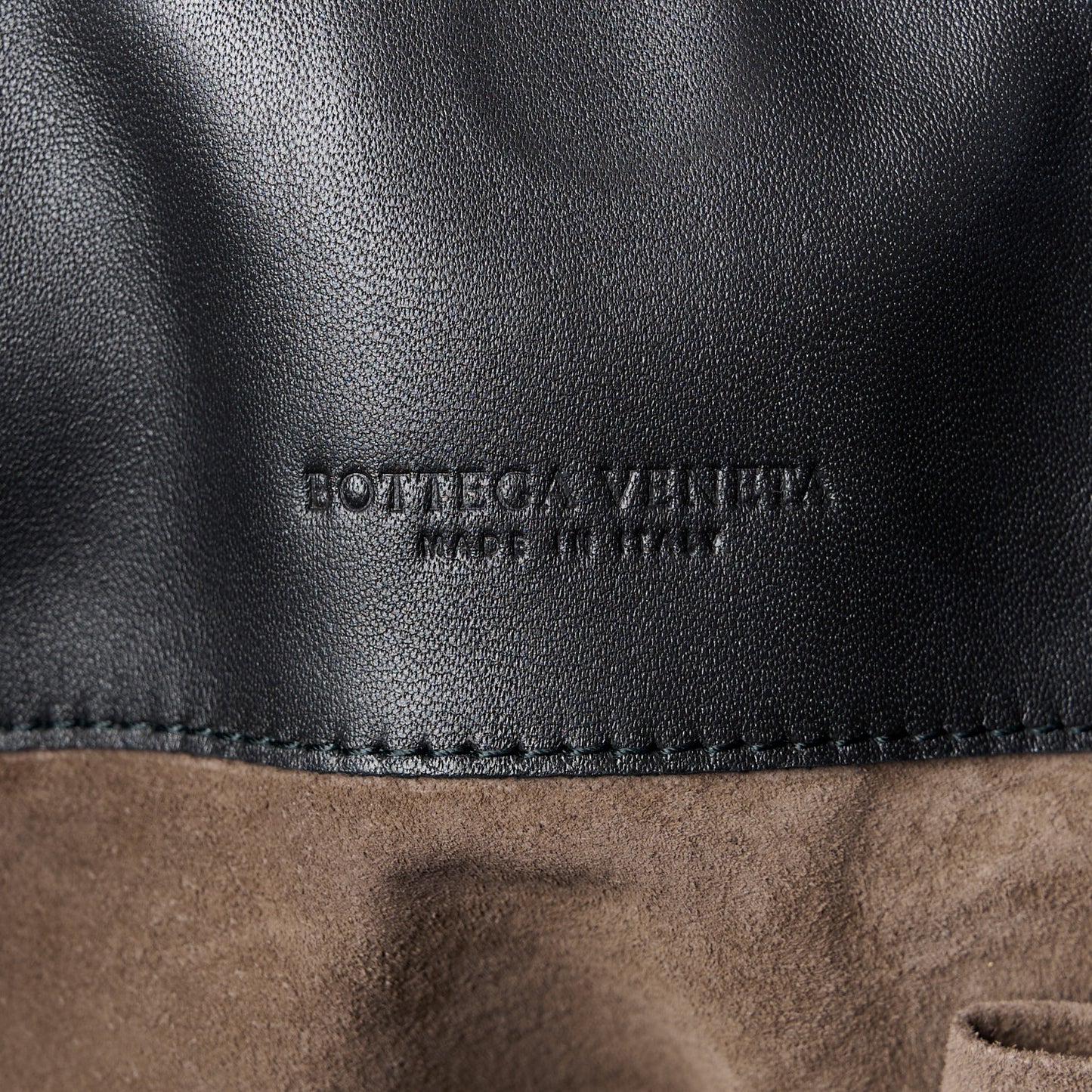 Nappa Intrecciato Parachute Bag Black