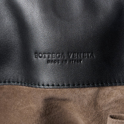 Bottega Veneta Nappa Intrecciato Parachute Bag Black 9 of 12