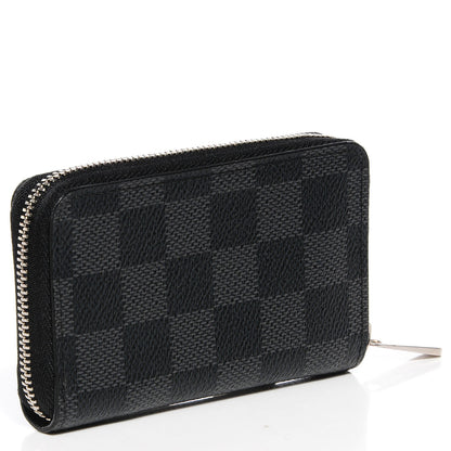 Louis Vuitton Damier Graphite Zippy Coin Purse Vertical 3 of 7