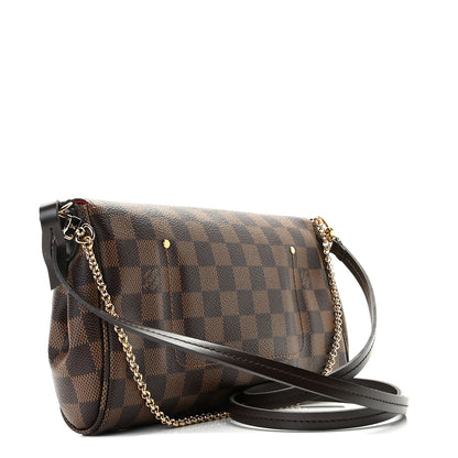 Louis Vuitton Damier Ebene Favorite MM 3 of 10