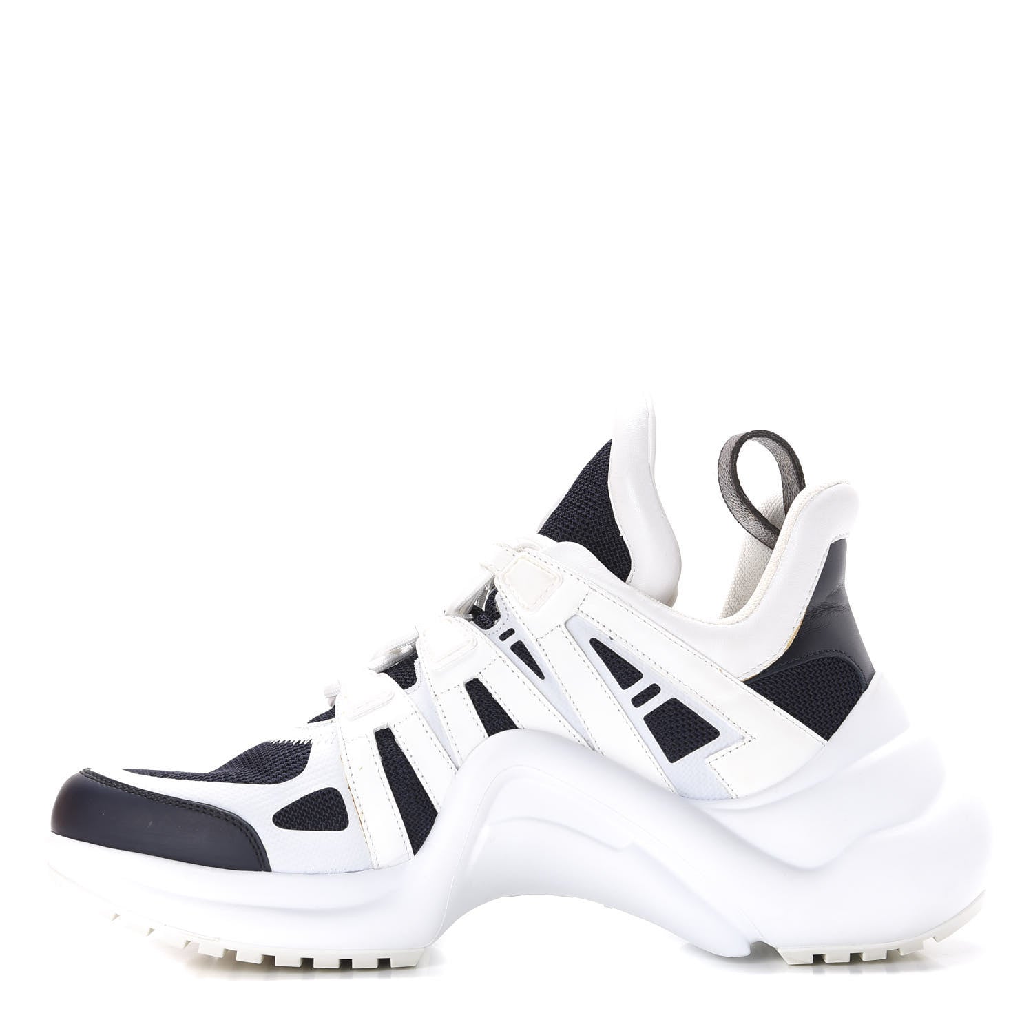 Louis Vuitton Calfskin Technical Nylon LV Archlight Sneakers 39 Marine 1 of 12