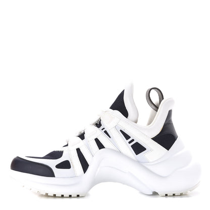 Louis Vuitton Calfskin Technical Nylon LV Archlight Sneakers 39 Marine 1 of 12