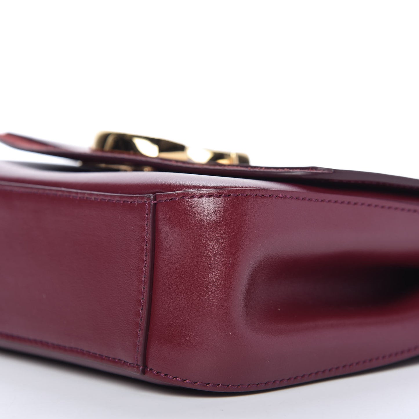 Calfskin Small C Double Carry Plum Purple