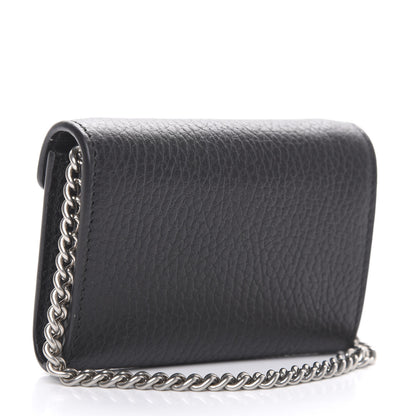 Gucci Calfskin Dionysus Coin Purse Black 3 of 8