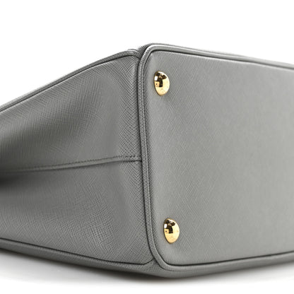 Prada Saffiano Medium Galleria Double Zip Tote Marmo 9 of 10