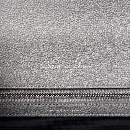 Christian Dior Grained Calfskin Medium Diorama Flap Bag Gris 8 of 10