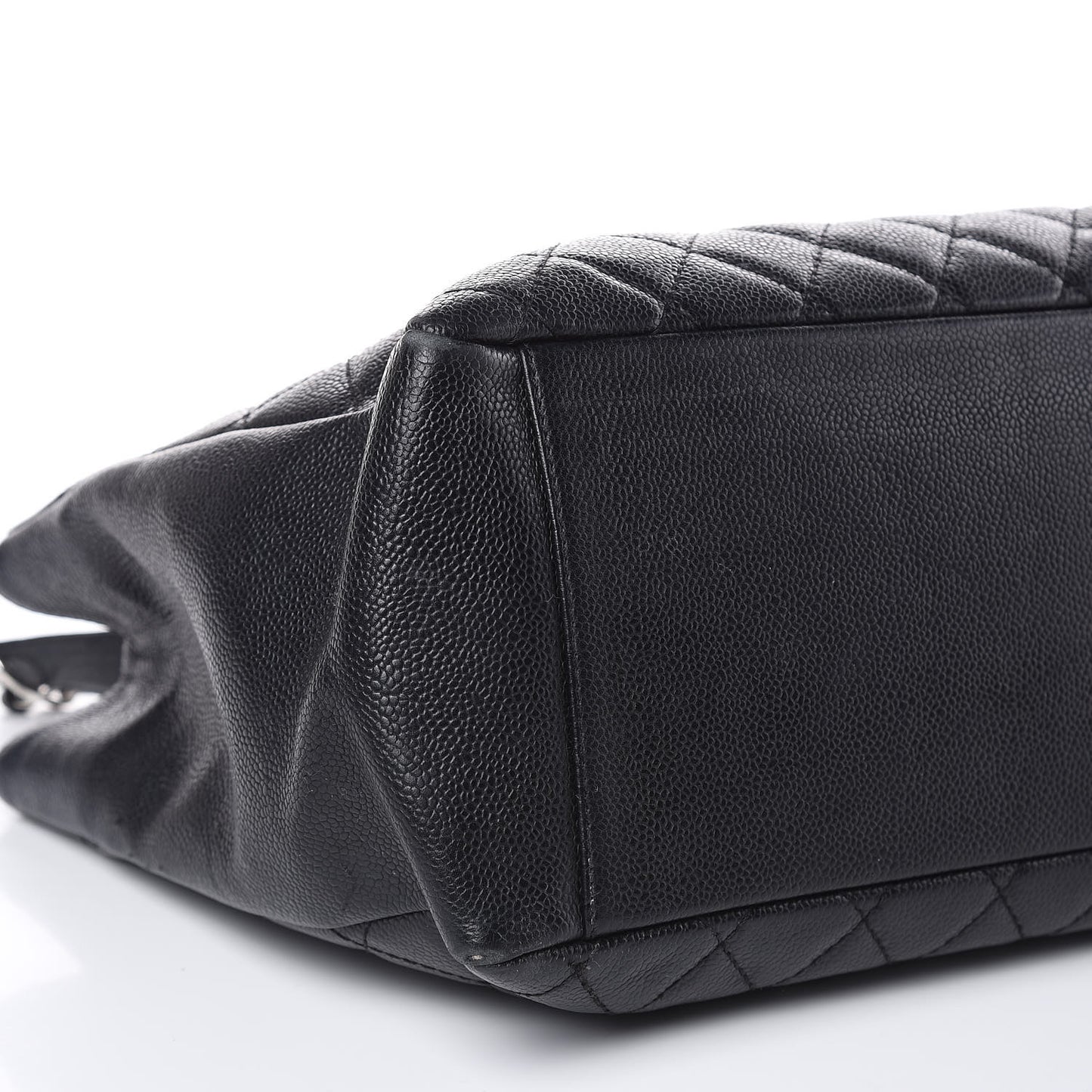 Caviar Quilted Grand Shopping Tote GST Black