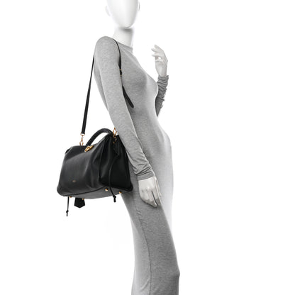 Mulberry Heavy Grain Iris Tote Black 2 of 10