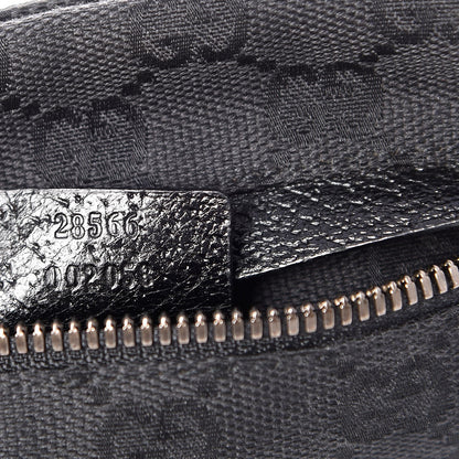 Gucci GG Monogram Double Pocket Belt Bag Black 7 of 18